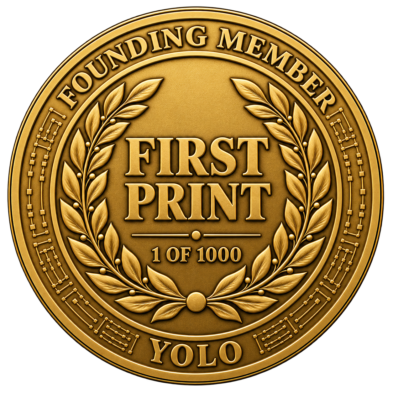 Founders’ Seal gold coin reverse design